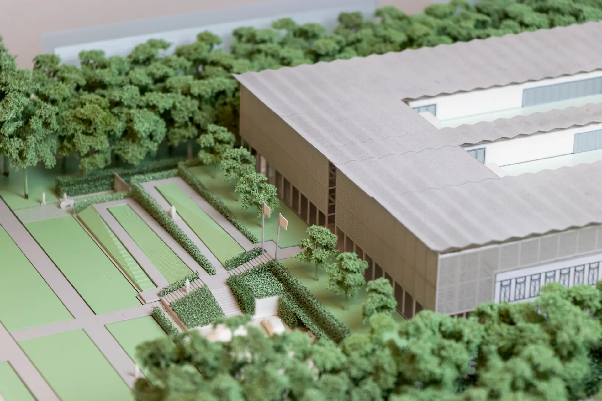 Samyn & partners maquette voor wedstrijd 